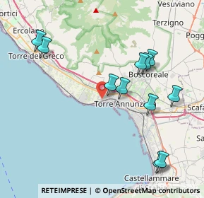 Mappa Via Michele Caravelli, 80058 Torre Annunziata NA, Italia (4.64364)