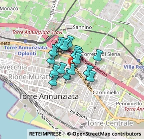 Mappa Via San Francesco di Paola, 80058 Torre Annunziata NA, Italia (0.248)