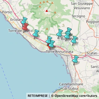 Mappa Via Gambardella, 80058 Torre Annunziata NA, Italia (3.63909)