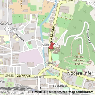 Mappa Via Sant'Anna, 24, 84014 Nocera Inferiore, Salerno (Campania)