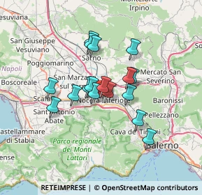 Mappa Via Sant'Anna, 84014 Nocera Inferiore SA, Italia (5.54235)