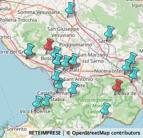 Mappa Via Duca d'Aosta, 84018 Scafati SA, Italia (8.763)