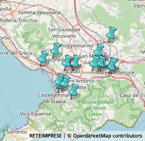 Mappa Via Duca d'Aosta, 84018 Scafati SA, Italia (5.93067)