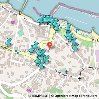 Mappa Via Rosario, 80076 Lacco Ameno NA, Italia (0.1125)