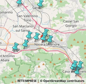 Mappa Via Cicalesi, 84014 Nocera Inferiore SA, Italia (5.04077)