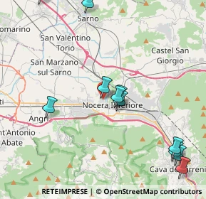 Mappa Via Domenico Cicalese, 84014 Nocera Inferiore SA, Italia (5.21182)