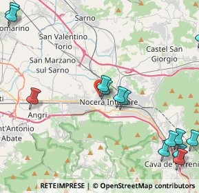 Mappa Via Cicalesi, 84014 Nocera Inferiore SA, Italia (6.3)