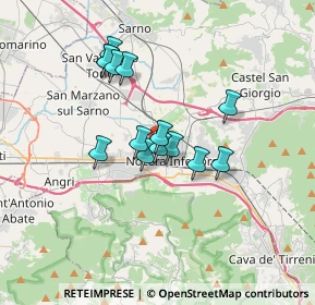 Mappa Via Cicalesi, 84014 Nocera Inferiore SA, Italia (2.92429)