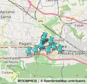 Mappa Via Domenico Cicalese, 84014 Nocera Inferiore SA, Italia (1.00818)