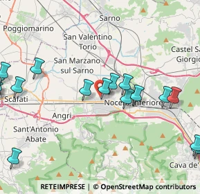 Mappa Via Esposito Ferraioli Antonio, 84016 Pagani SA, Italia (5.74412)