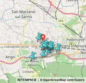 Mappa Via Esposito Ferraioli Antonio, 84016 Pagani SA, Italia (1.24545)