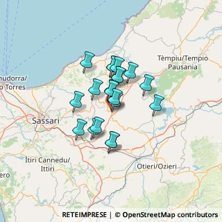 Mappa Via della Resistenza, 07030 Chiaramonti SS, Italia (9.6645)