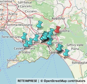 Mappa Via Starza S. Francesco, 84014 Nocera Inferiore SA, Italia (8.17316)