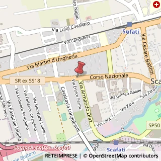 Mappa Corso nazionale 410, 84018 Scafati, Salerno (Campania)