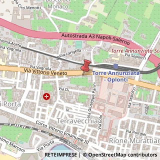 Mappa Via Vittorio Veneto, 127, 80058 Torre Annunziata, Napoli (Campania)