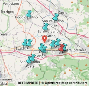Mappa Via Orta Loreto, 84012 Angri SA, Italia (3.49286)