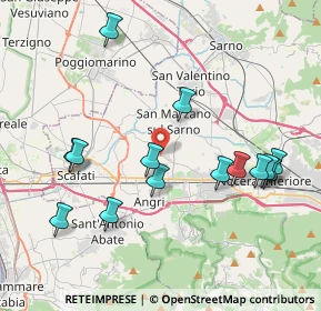 Mappa Via Orta Loreto, 84012 Angri SA, Italia (4.525)