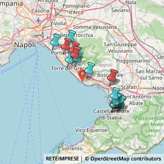 Mappa Via Mortelle, 80059 Torre del Greco NA, Italia (7.43947)