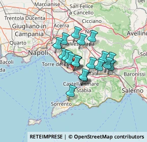 Mappa Via Sabotino, 80058 Torre Annunziata NA, Italia (9.3625)