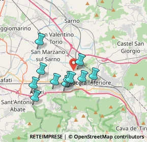 Mappa Via del Rosto, 84014 Nocera Inferiore SA, Italia (3.18455)