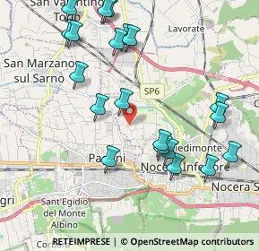 Mappa Via del Rosto, 84014 Nocera Inferiore SA, Italia (2.4165)