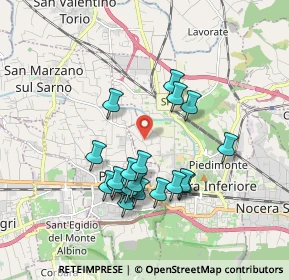 Mappa Via del Rosto, 84014 Nocera Inferiore SA, Italia (1.809)