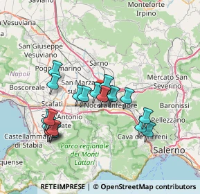 Mappa Via del Rosto, 84014 Nocera Inferiore SA, Italia (7.2455)