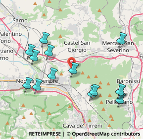 Mappa Via D. Barba, 84086 Roccapiemonte SA, Italia (4.80143)