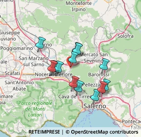 Mappa Via D. Barba, 84086 Roccapiemonte SA, Italia (5.94231)