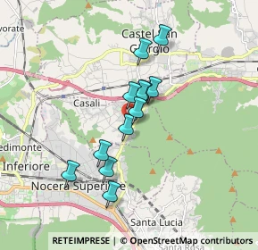 Mappa Via D. Barba, 84086 Roccapiemonte SA, Italia (1.44167)
