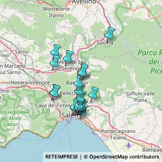 Mappa Via Padre Diego Campanile, 84081 Baronissi SA, Italia (6.38474)