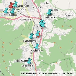 Mappa Via Padre Diego Campanile, 84081 Baronissi SA, Italia (2.78923)