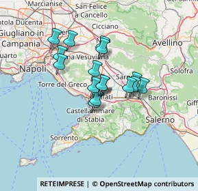 Mappa Via Raffaele Avigliano, 84018 Scafati SA, Italia (10.25625)