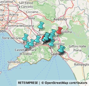 Mappa Via Salvatore Allende, 84014 Nocera Inferiore SA, Italia (7.50778)