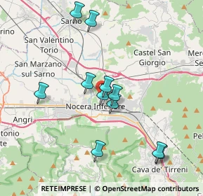 Mappa Via Salvatore Allende, 84014 Nocera Inferiore SA, Italia (3.78636)