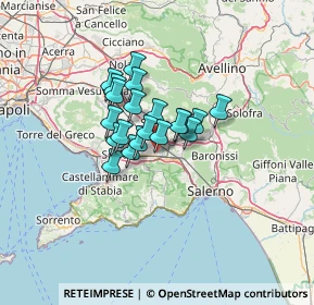 Mappa Via Martiri di Nassirya, 84014 Nocera inferiore SA, Italia (8.805)