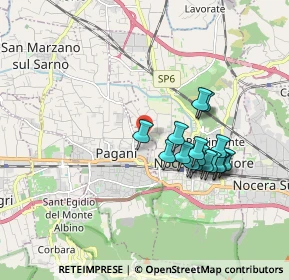 Mappa Via Vicinale Fiuminale, 84016 Pagani SA, Italia (1.7075)