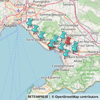 Mappa Via Lucio Beffi, 80059 Torre del Greco NA, Italia (6.01364)