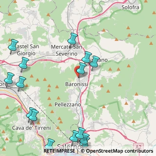Mappa Via G. Gronchi, 84081 Baronissi SA, Italia (6.43867)