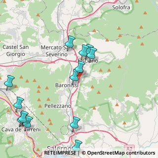 Mappa Via Giovanni Agnelli, 84081 Baronissi SA, Italia (5.43923)