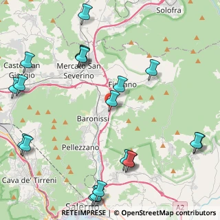 Mappa Via Giovanni Agnelli, 84081 Baronissi SA, Italia (6.187)