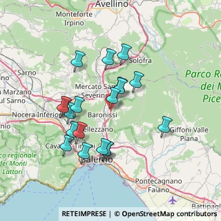 Mappa Via Giovanni Agnelli, 84081 Baronissi SA, Italia (7.23579)