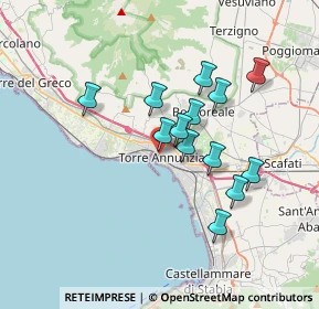 Mappa Via Mulini Idraulici, 80058 Torre Annunziata NA, Italia (3.20462)