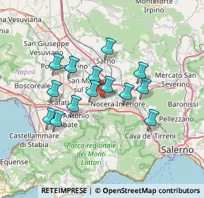 Mappa Via Padre Vincenzo Sorrentino, 84016 Pagani SA, Italia (6.20071)