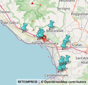 Mappa 80058 Torre Annunziata NA, Italia (3.87545)