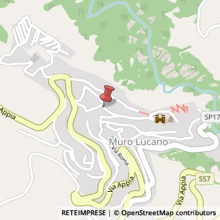 Mappa Via Capomuro, 6, 85054 Muro Lucano, Potenza (Basilicata)