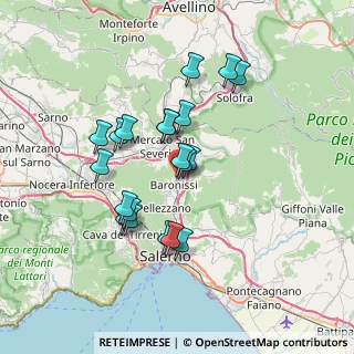 Mappa Via F. Pagano, 84081 Baronissi SA, Italia (6.646)