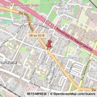 Mappa Via Vittorio Veneto,  112, 80058 Torre Annunziata, Napoli (Campania)