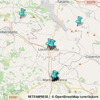 Mappa Via Giannone, 70010 Locorotondo BA, Italia (4.67333)