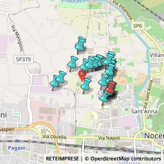 Mappa Via Giuseppe Vicidomini, 84014 Nocera Inferiore SA, Italia (0.33793)